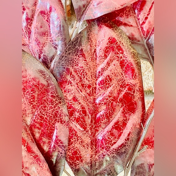 *Burgundy Rubber Plant Pick, 28” - Picture 10 of 10